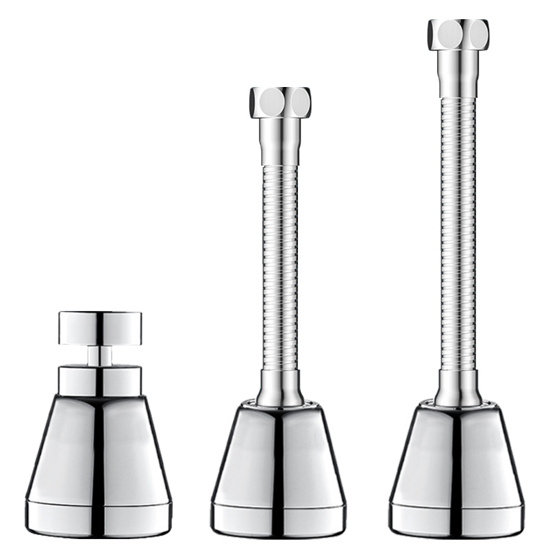 Extensión de grifo de cocina, artefacto a prueba de salpicaduras, lavabo de verduras, boquilla universal giratoria, ducha sobrealimentada, universal