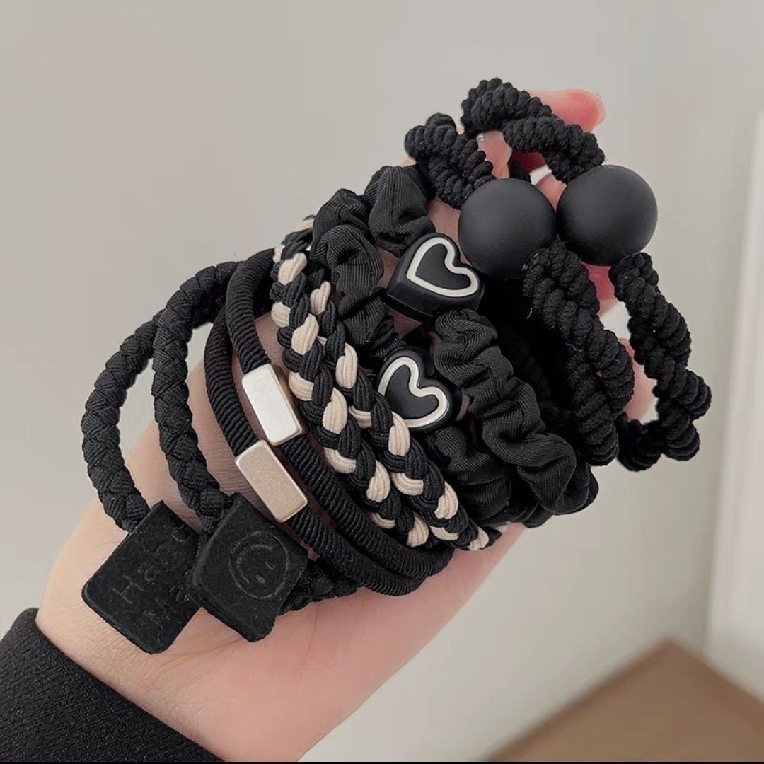 Coleteros, gomas para el pelo para niñas, alta elasticidad y durabilidad, para atar el cabello, nuevos accesorios para el cabello elegantes 2025