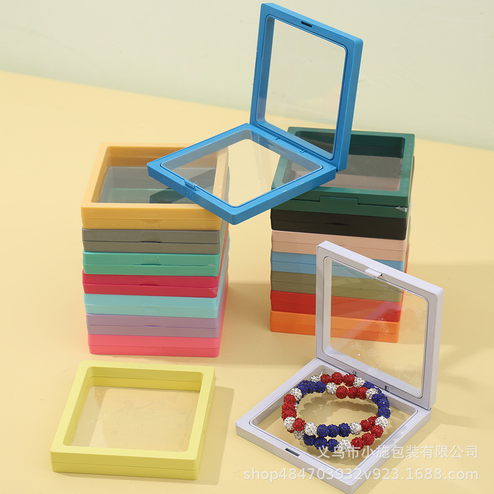 Caja de almacenamiento de joyas de pendientes de fábrica de origen Caja de suspensión de película de PE anti-oxidación Caja de embalaje de exhibición de joyas Caja de joyería de pulsera