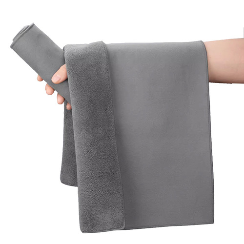 Thickened car suede double-sided magic rag coral velvet car wash towel absorbent microfiber car wipe
