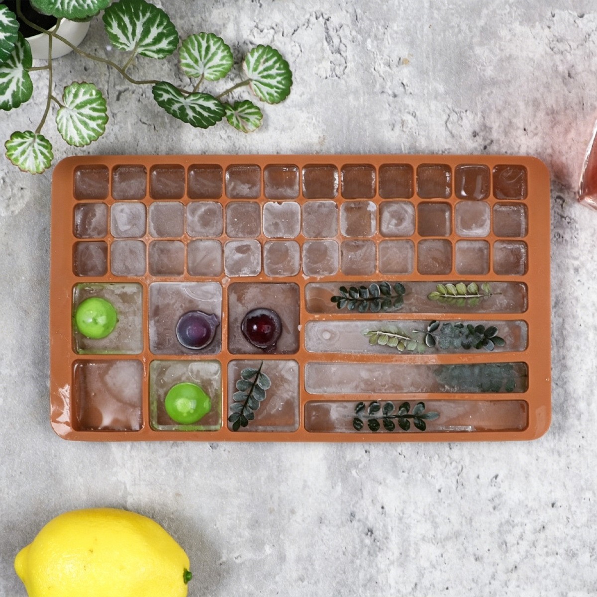 Mini Eiswürfel Eiswürfelform kreative Eisbox zerkleinerte Eiswürfelform 160 Gitter Silikon-Eiswürfelform transparent kleine zerkleinerte Eiswürfel