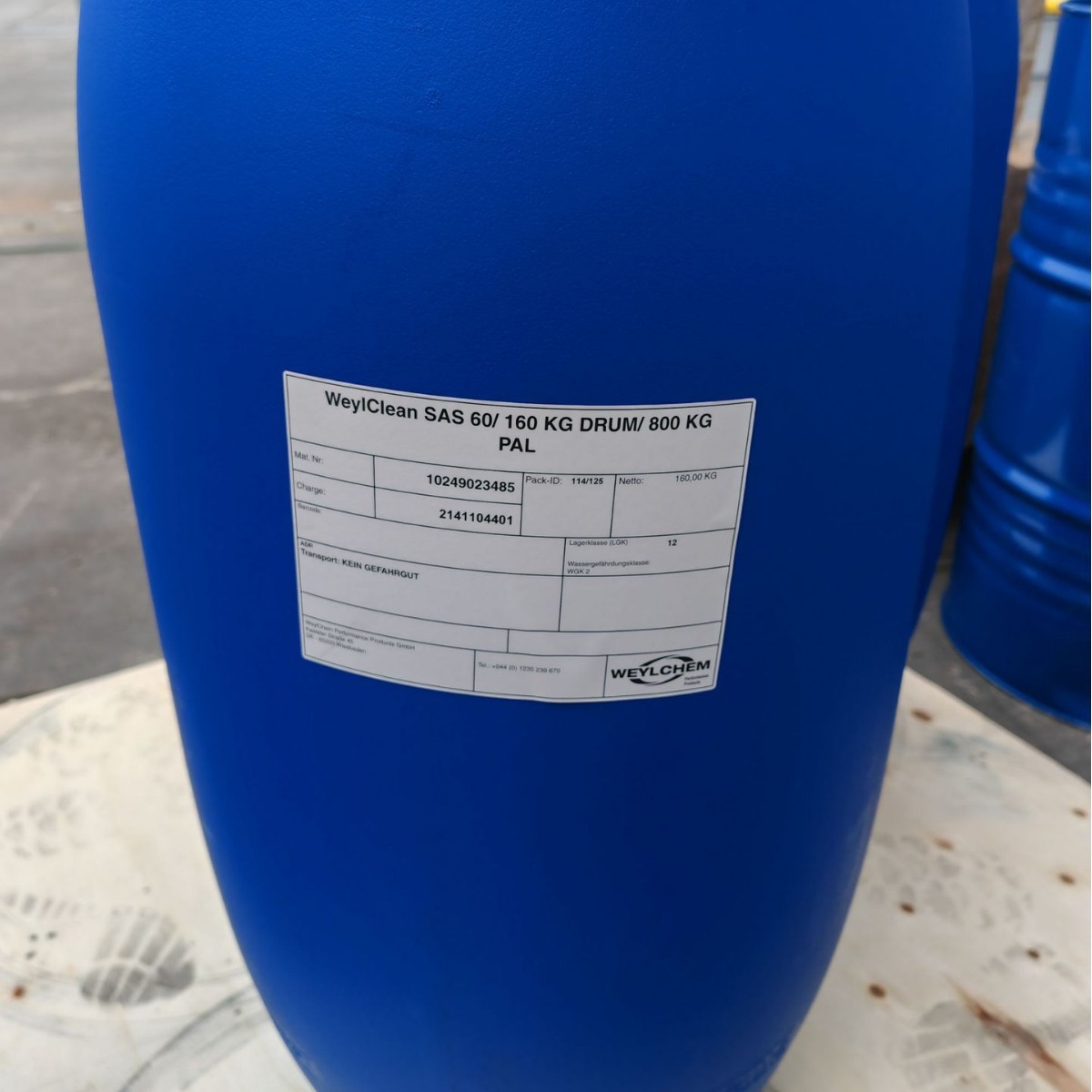 科莱恩活性剂仲烷基磺酸钠  SAS60