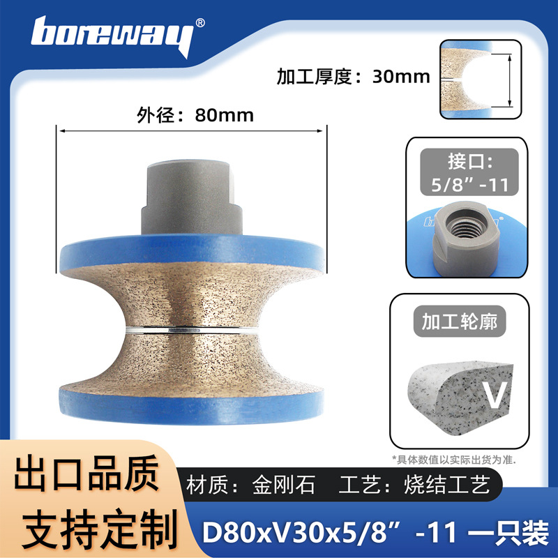 D80xV30x5/8”-11 연속