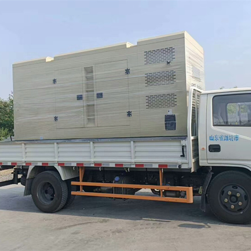 上柴乾能450KW隔音箱柴油发电机QN26H612 市区备用低噪音电源