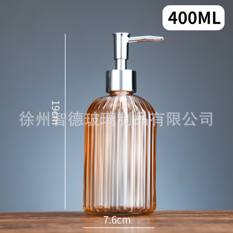 Amazon Select Clear Hand Wash Pressing Glass Vertical Shower Lotion envasado en botellas de champú de alto valor facial image 12