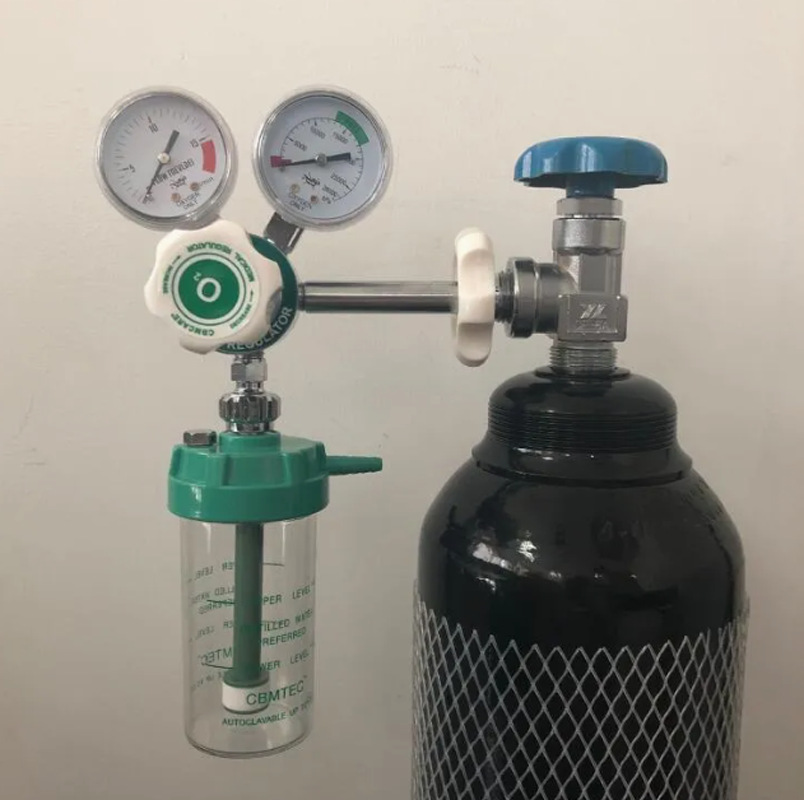 Double Gauges  Medical Oxygen Regulator双表氧气吸入器压力表