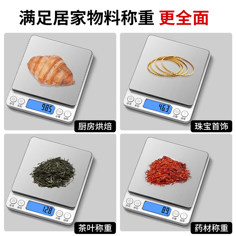 Báscula Electrónica de Cocina con Apagado Automático para Repostería
