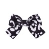 Cloth with bow, cute hairgrip, universal hair accessory, European style, floral print