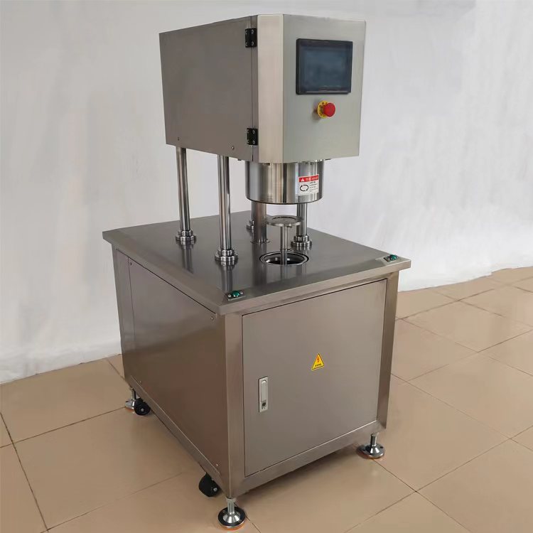 小型真空不锈钢封口机 压盖真空封盖机 抽真空封口机