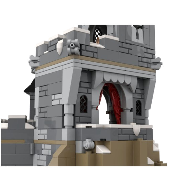 Set de blocs de construction château modèle scène de rue_voghion.com