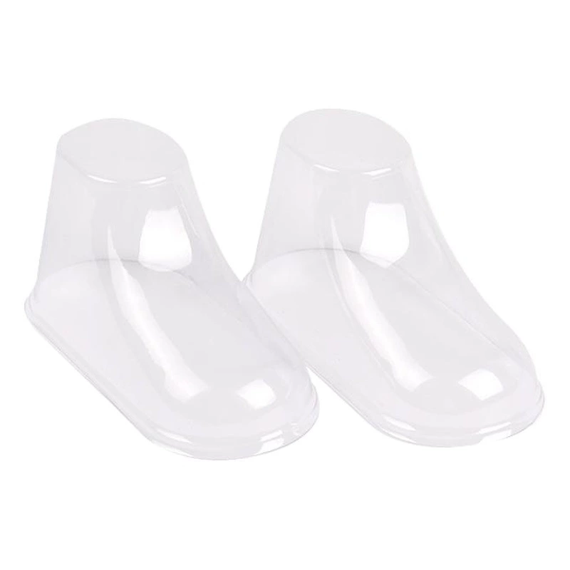 Детская обувь 12 см, обувь для малышей, нескользящая обувь, меховая интегрированная прозрачная пластиковая заглушка для обуви, держатель для обуви