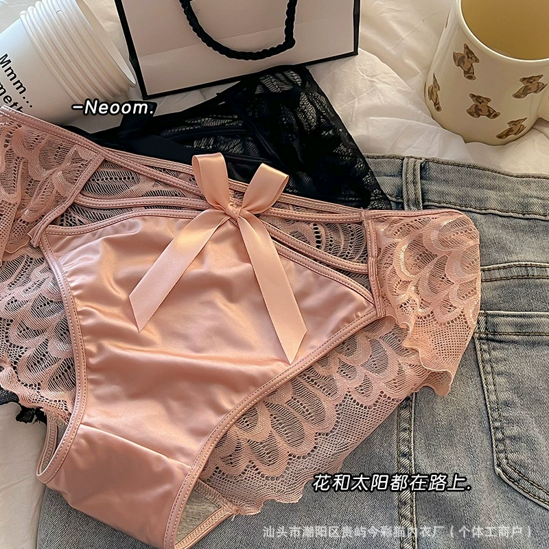 Японские sexy брюки, дышащие хлопковые штаны с бантом, средняя посадка