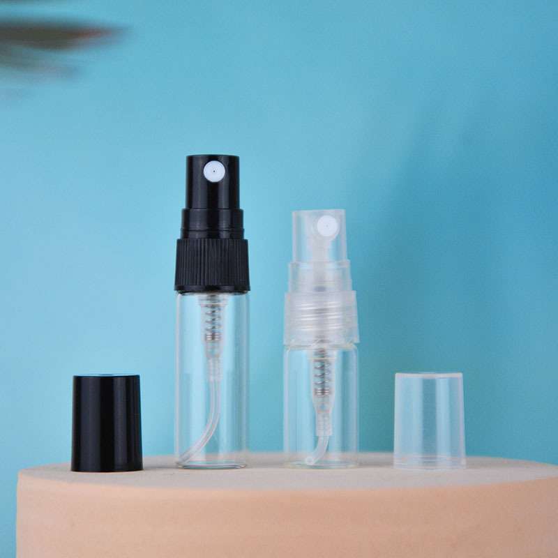 Suministro de botella de spray transparente 2ml3ml5ml10ml perfume de vidrio sub-botella pequeña botella de muestra sub-contenedor productos