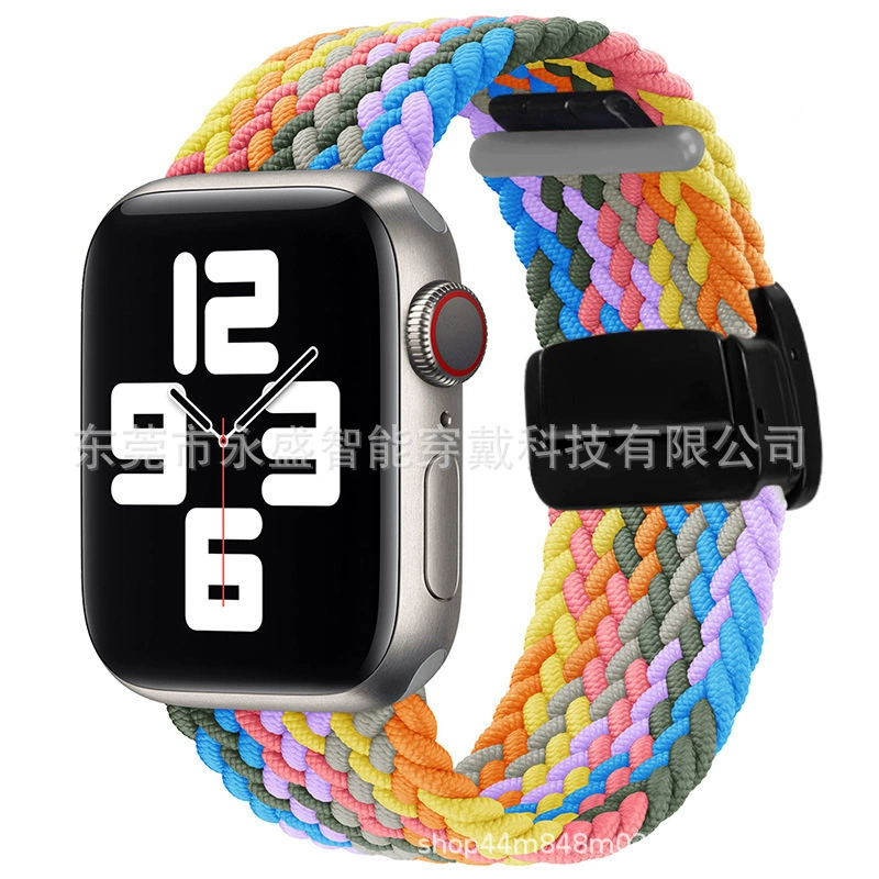 Подходит к браслету на руку Apple Nylon braided watch strap магнитная складная пряжка iwatch23456789 представитель пояс