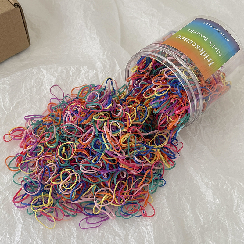 Pequeña banda de goma disponible negra para las mujeres, alta banda de goma elástico y durable, Banda del pelo, Banda del pelo para las muchachas