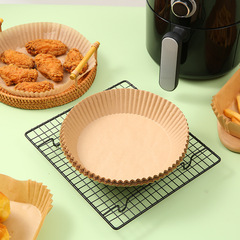 Food Grade Round Printed Air Fryer Oil Absorption Paper Household Air Fryer Special Baking Paper Non-stick Anti-oil Paper 
