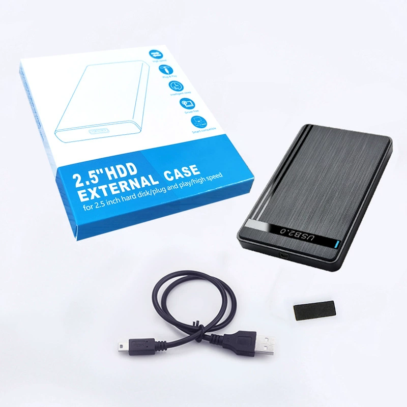 2.5 -дюймовая исключительная инструмент Установка USB2.0 последовательный SATA ноутбук механический SSD твердотельный внешний мобильный жесткий диск корпус