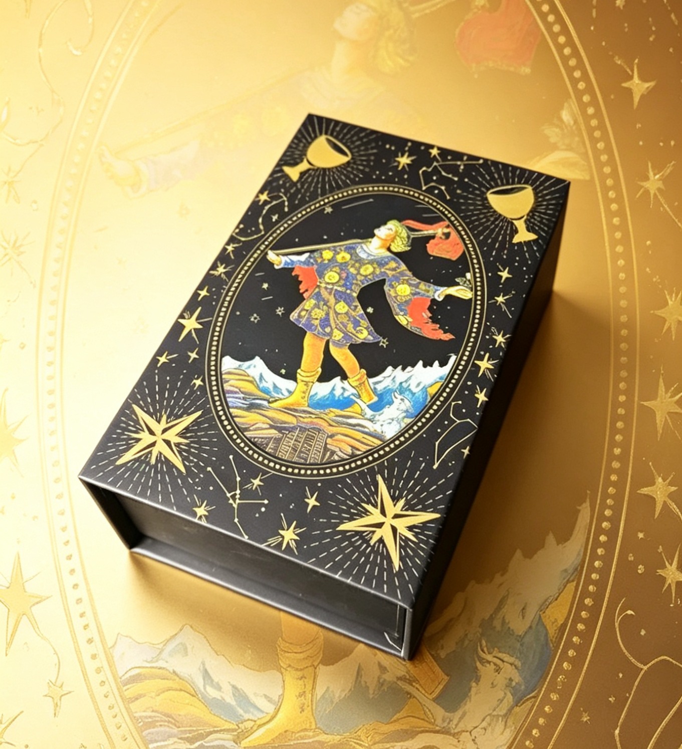 Caja de cartas de tarot clásica al contado image 4