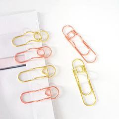 New geometric metal pen holder, notebook accessories, fixed pen clip, unique pen stand, portable pen fastener