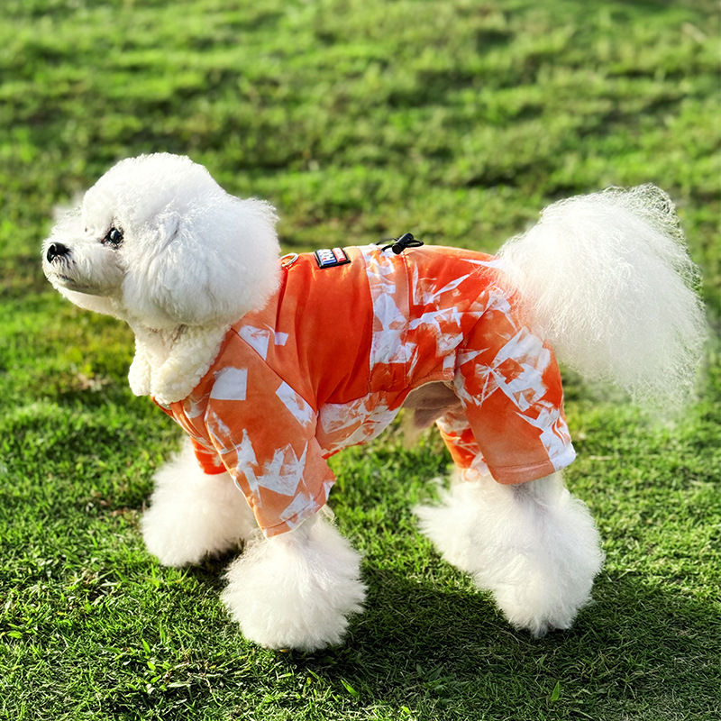 슈나우저 포메라니안 두꺼운 따뜻한 다용도 다운 재킷 애완견 옷 겨울 다운 블랙 코튼 재킷