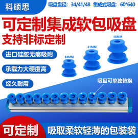 集成式软包真空吸盘无痕开袋包装机吸盘工业自动化机械手非标定制