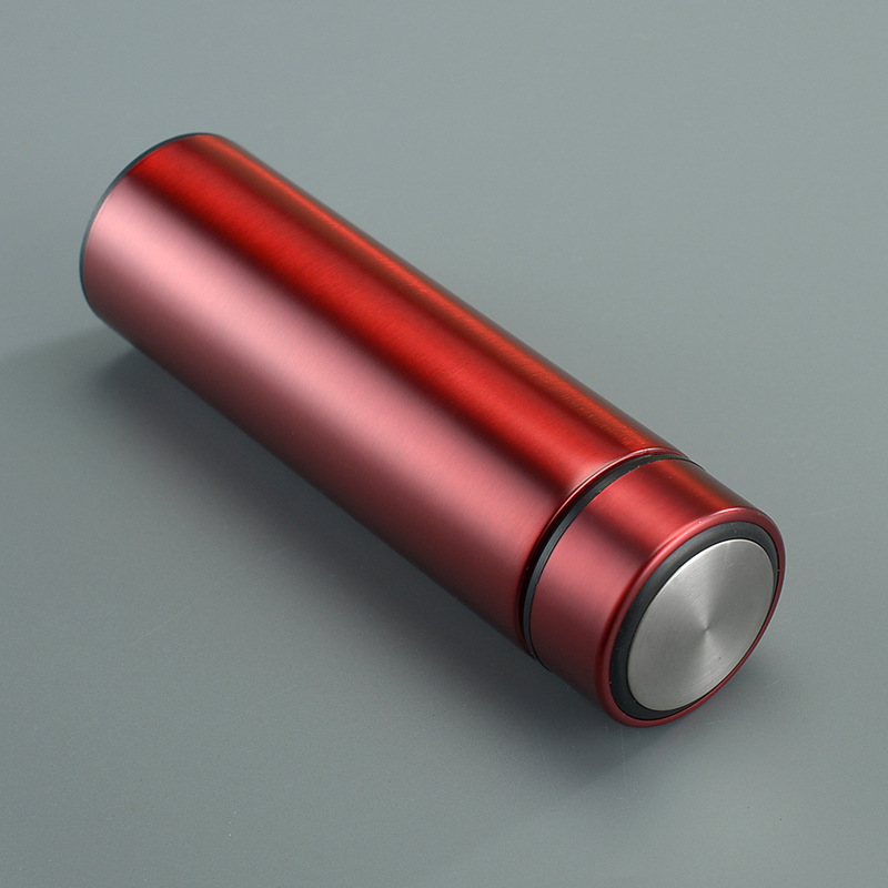 Clásico 304 Acero inoxidable taza de vacío los hombres y las mujeres portátil agua soporte impresión logo letras patrón actividad regalo