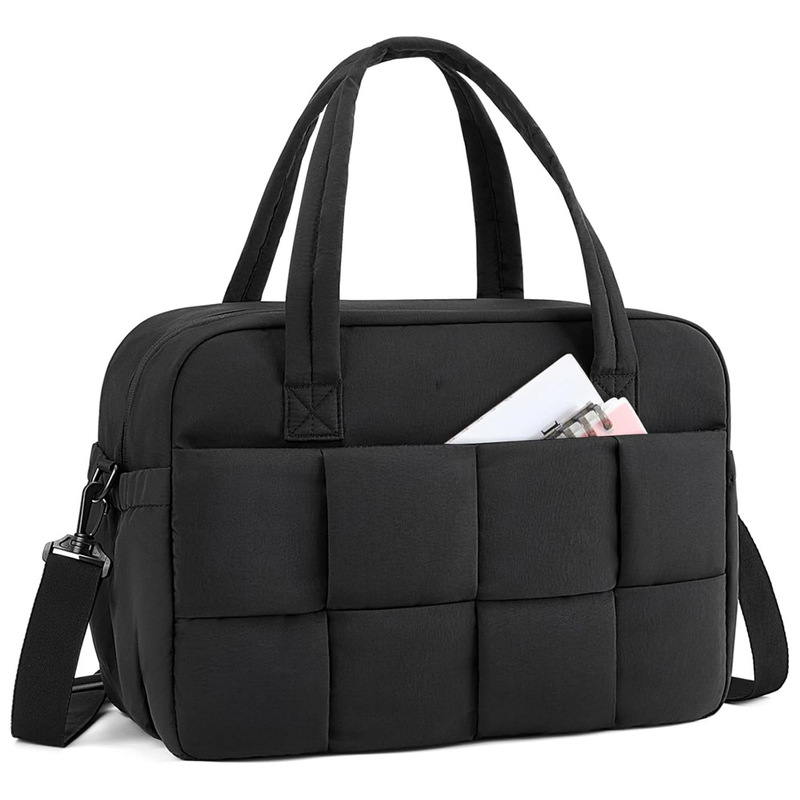 New Ladies Fitness Bag down Travel Bag Tote Travel Luggage Bag with Laptop Compartment