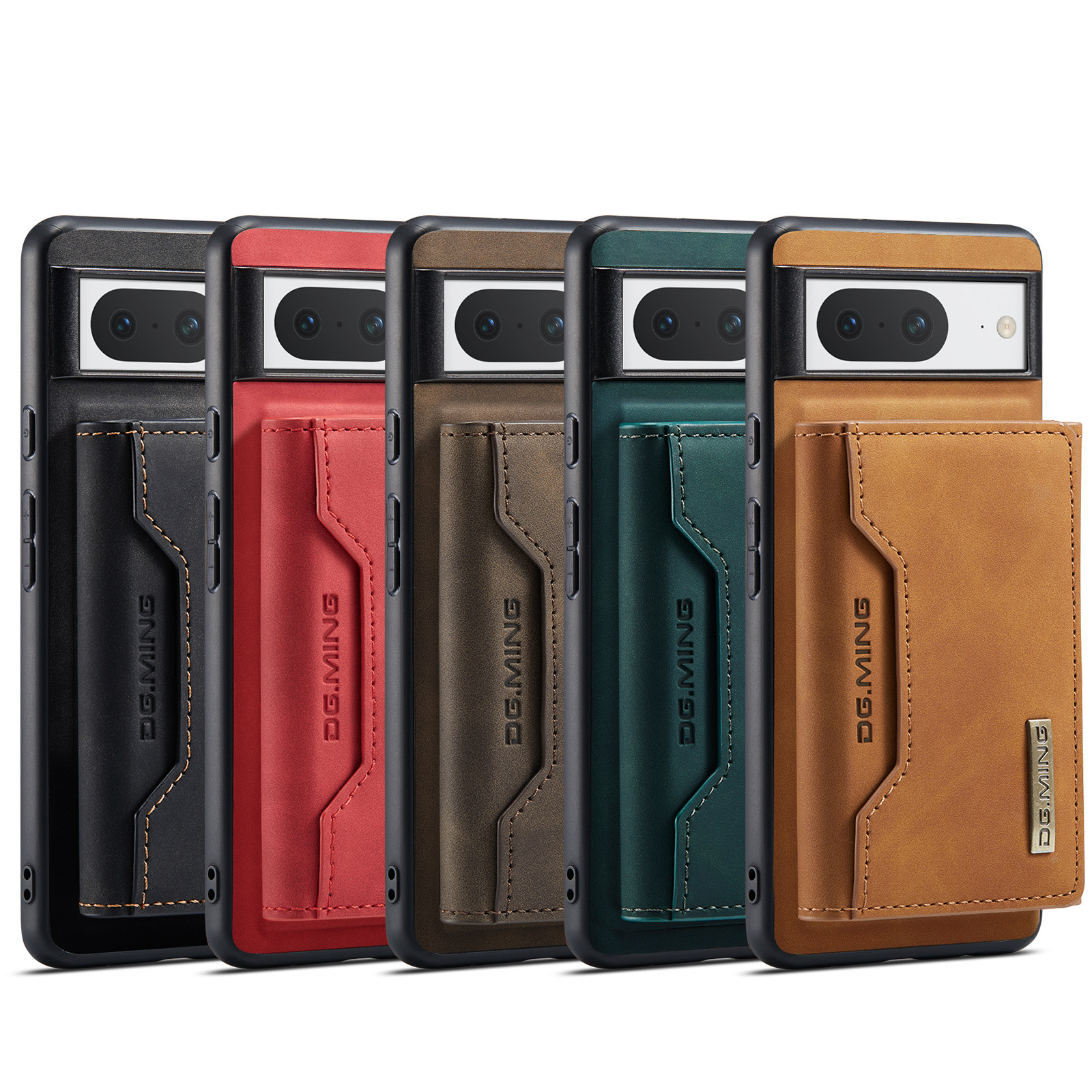 Custodia magnetica con portacarte per google pixel 8 e 8a_voghion.com