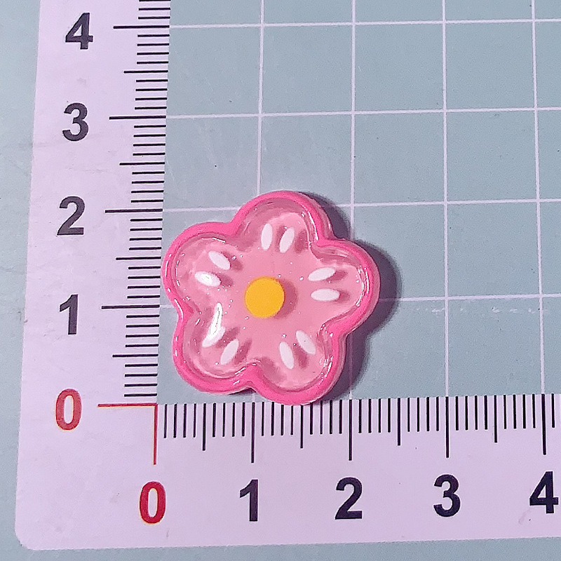 Nuevo sistema de color macarón flores transparentes accesorios de resina diy accesorios para el cabello parches de caso de teléfono móvil clipes de cabello material de hebilla de zapatos