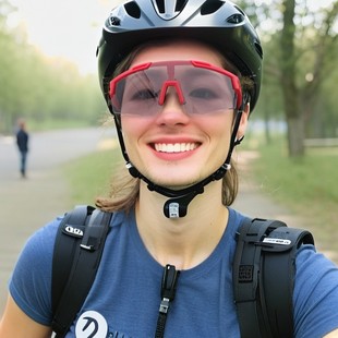 European and American Outdoor Sports Ski Goggles for Men and Women, Cycling Color-Changing Sunglasses, Personalized One-Piece Sunglasses