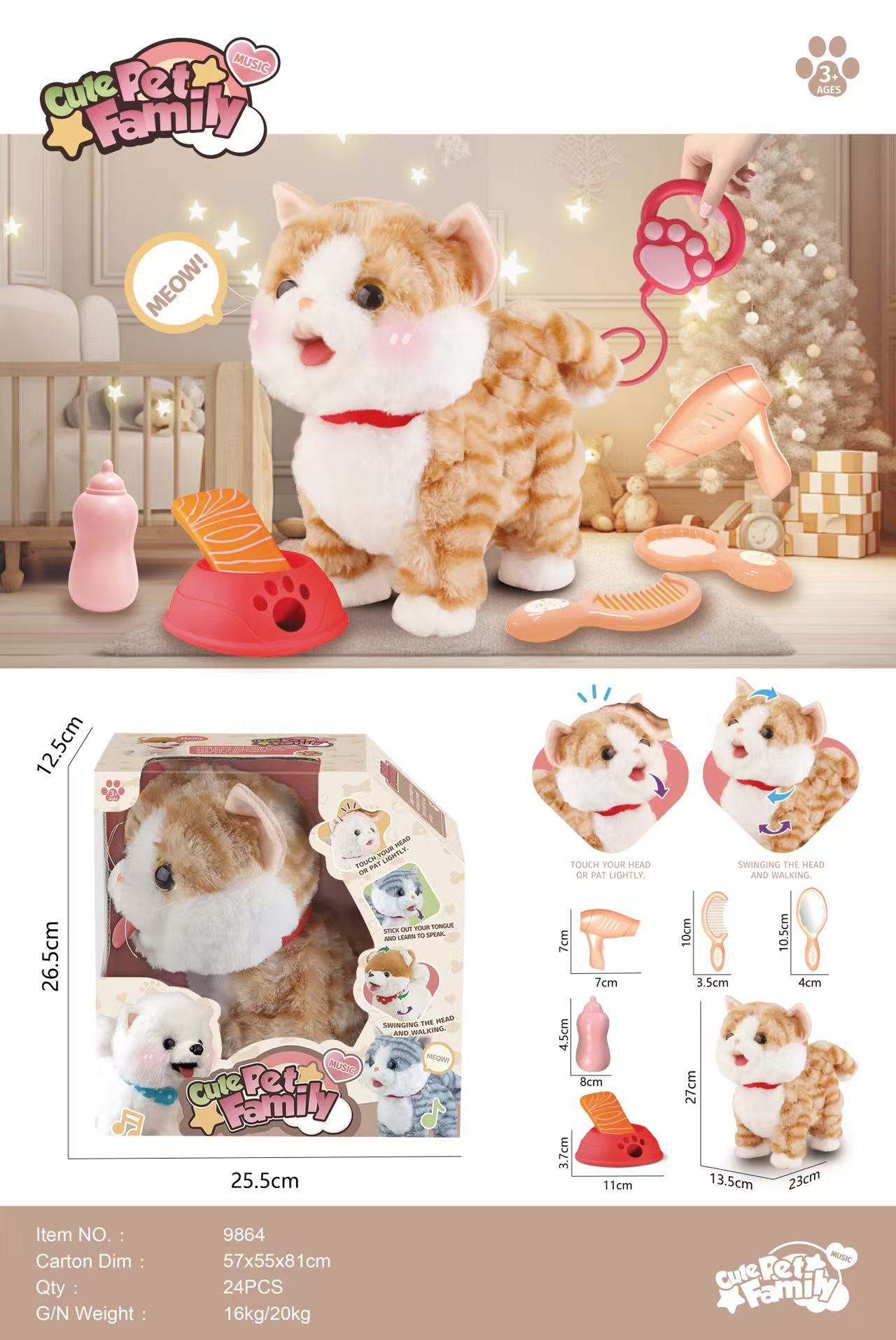 Juguetes de peluche eléctricos para niños, mascotas de simulación se llamarán conejos dorados, juguetes de chicas, regalos al por mayor