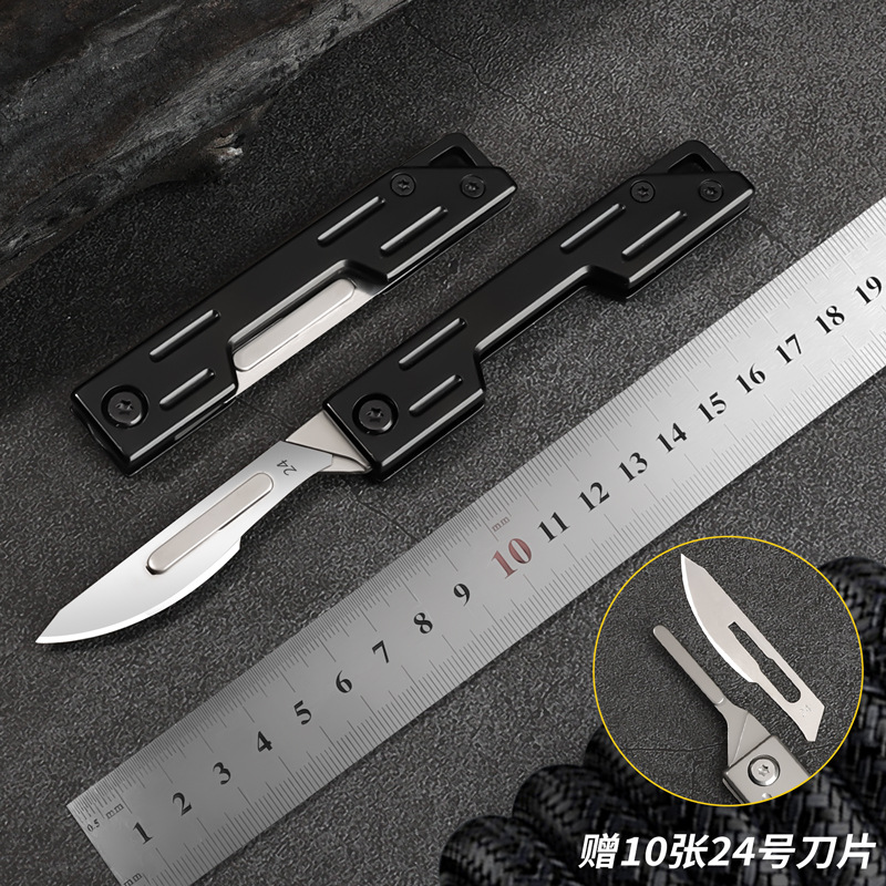 Cuchillo plegable cuchillo de frutas portátil supervivencia al aire libre afilado de alta dureza cuchillo de camping Pilece