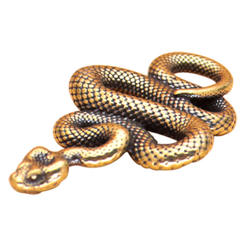 Year of the Rabbit Snake Keychain Pendant Christmas Creative Boutique Brass National Tide Transfer Copperware Gifts Street Stall Wholesale