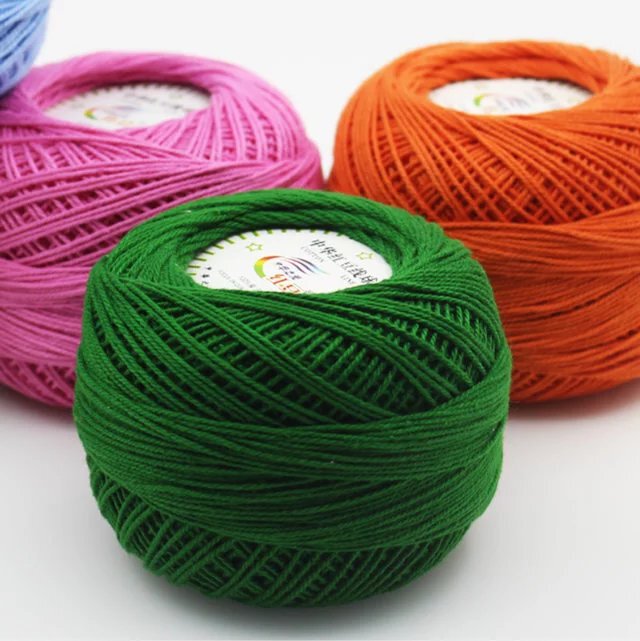 3 # Lace Thread/Crochet Thread/Crochet Thread/Imported Quality Summer Lace Thread No. 3 Cotton Baby Wool