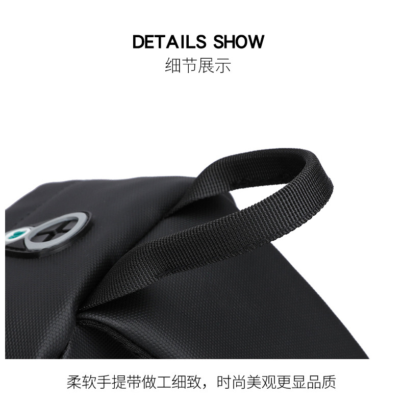New trendy men's chest bags, casual single-shoulder bags, backpacks, crossbody bags, water-resistant men's bags, business men's bags, cross-border undefined