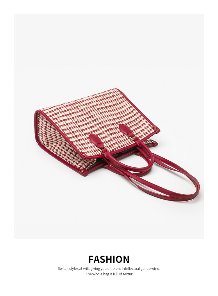 Large Women's Tote Bag For Work, Versatile Shoulder Briefcase_voghion.com