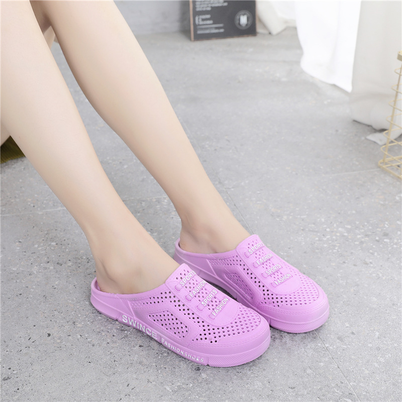 Neue Material Hälfte Baotou Höhle Vogel S Nest Casual Klettern Rafting Big Boy Damen Paar Garten Hausschuhe_voghion.com