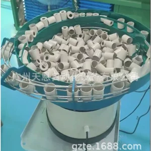 [振动盘自动送料移印丝印之后摆盘系统解决方案丝印机高效圆面]