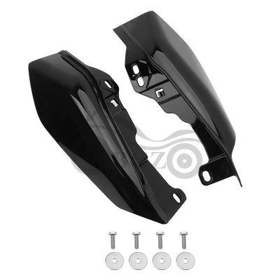 Suitable for Harley Glide Modified Heat Shield Motorcycle Heat Insulation Board Guide Cover More than 17 Years Accessories Fairing (Motosiklet ləvazimatları və aksesuarları) - bright-black