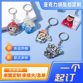 动漫立牌;钥匙扣及钥匙扣配件;钥匙扣