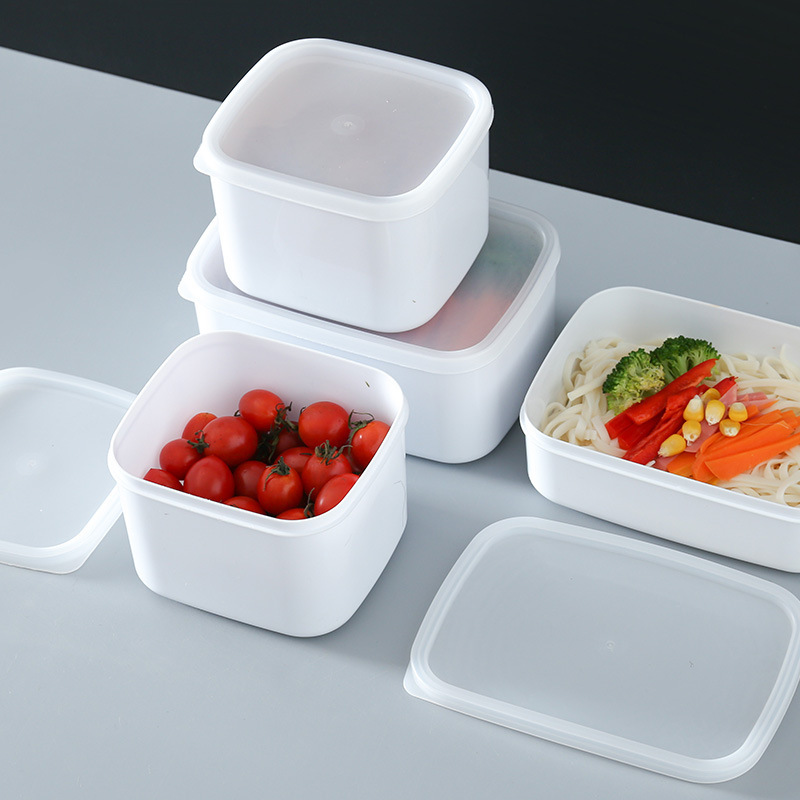 家用厨房保鲜盒塑料密封盒保鲜盒冰箱收纳冷藏盒微波炉饭盒便当盒