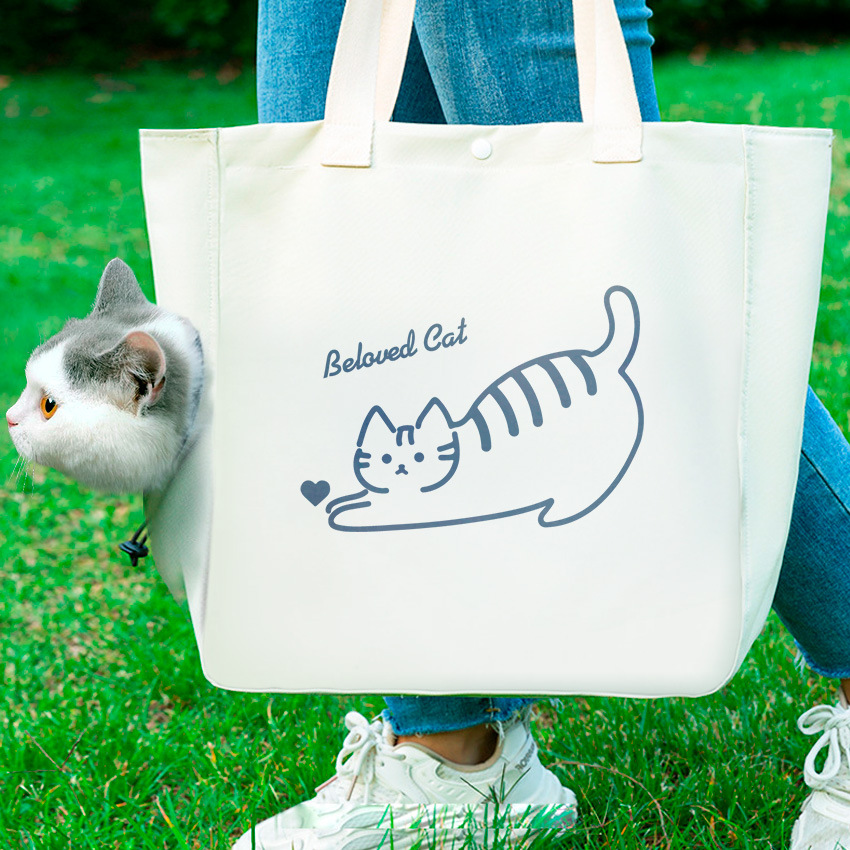 猫包宠物包大容量批发猫咪宠物箱背包外出便携手提帆布猫包