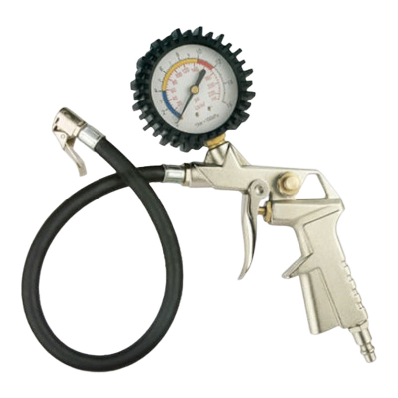 Pistola de presión de neumáticos personalizada manifiesta digital de neumáticos manómetro de neumáticos inflado herramienta de inflado para detectar manómetro de neumáticos manómetro