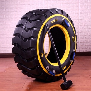 Fitness Tire Weight Loss Men's Physical Explosive Strength Endurance Physical Training Flip Car Big Tire Sledgehammer