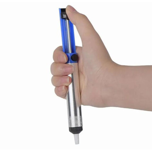 Strongman half-aluminum alloy solder sucker soldering iron set tool companion manual solder sucker