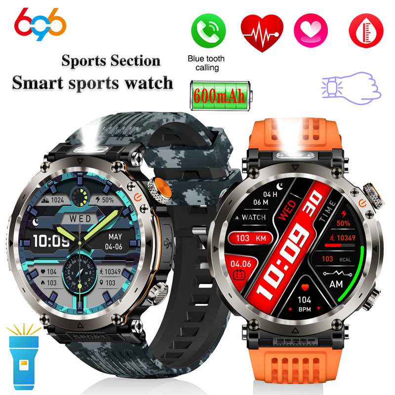 New HT30 Outdoor Sports Waterproof Bluetooth Call 1.7 Large Screen Heart Rate Blood Oxygen LED Light Smart Watch New HT30 Outdoor Sports Waterproof Bluetooth Call 1.7 Large Screen Heart Rate Blood Oxygen LED Light Smart Watch