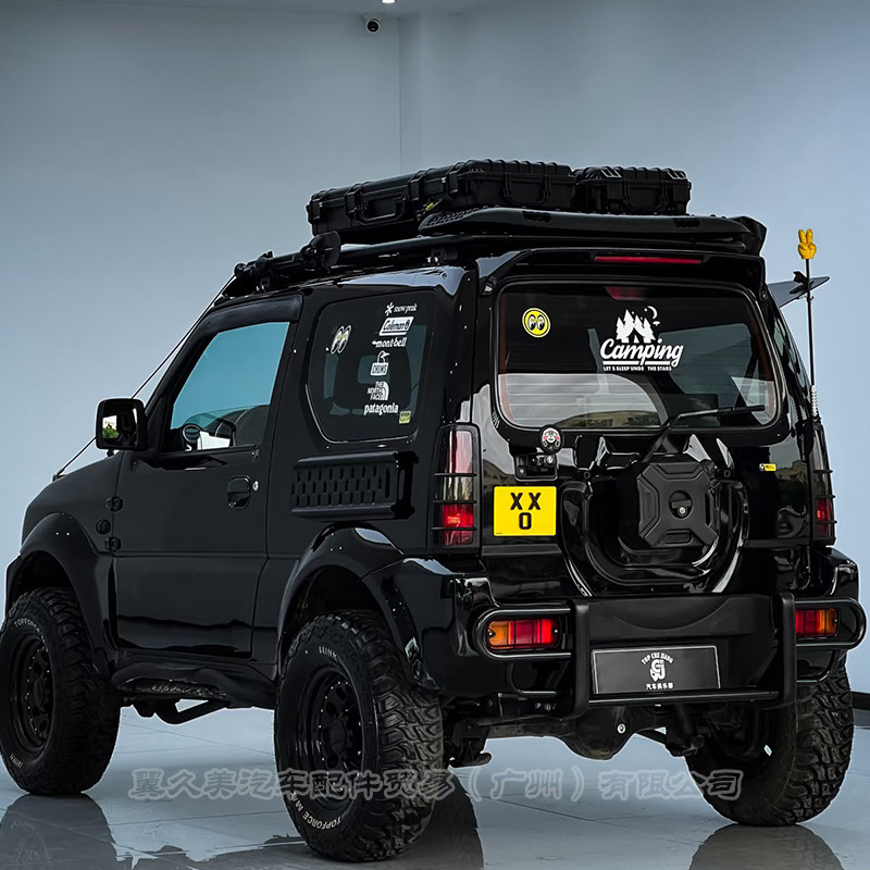 Suitable for Suzuki Jimny Tail Wing Jimny Modified Punch-Free Top Wing with Light Fixed Wing 2007-2018