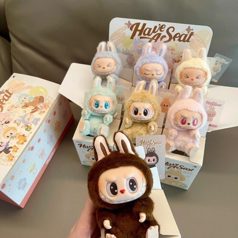 新品拉布布【松鼠】高品质毛绒玩具系列labubu盲盒潮玩摆件挂件毛|undefined