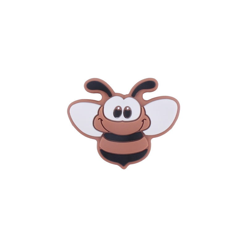 Bebé suministros de dibujos animados silicona abeja DIY bebé molar pezón cadena teether pulsera juguete Accesorios