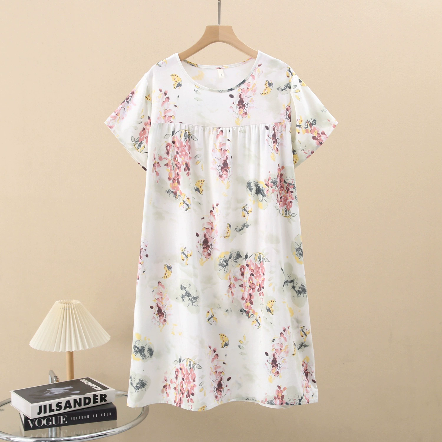 Летняя ночная рубашка из искусственного шелка, женская хлопковая шелковая жилетка, длинная юбка без рукавов, летняя тонкая гладкая домашняя юбка, юбка из искусственного шелка